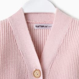Кардиган для девочки KAFTAN, розовый, размер 26 (80-86 см)