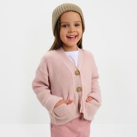 Кардиган для девочки KAFTAN, розовый, размер 26 (80-86 см)