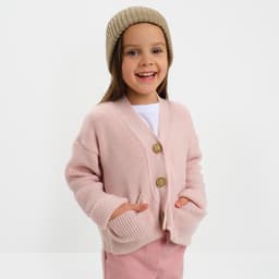 Кардиган для девочки KAFTAN, розовый, размер 26 (80-86 см)