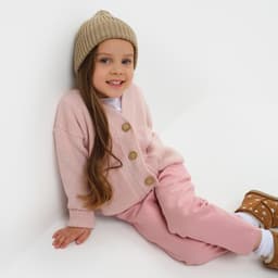 Кардиган для девочки KAFTAN, розовый, размер 28 (86-92 см)