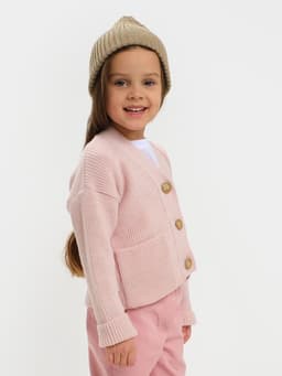 Кардиган для девочки KAFTAN, розовый, размер 28 (92-98 см)