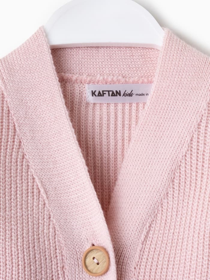 Кардиган для девочки KAFTAN, розовый, размер 28 (92-98 см)