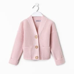 Кардиган для девочки KAFTAN, розовый, размер 30 (98-104 см)
