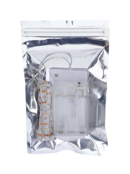 Светодиодная лента Luazon Lighting 1 м, IP20, SMD2835, 30 LED/м, 3хАА, 6000К