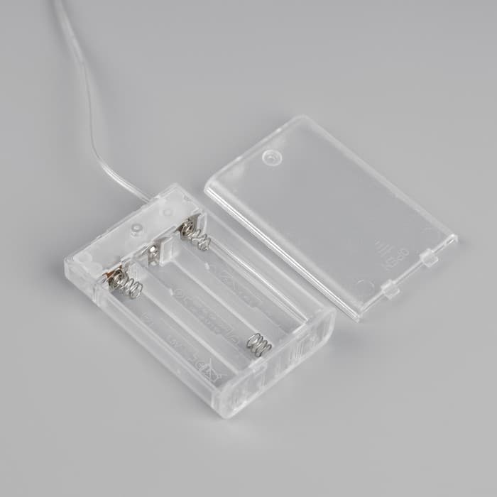 Светодиодная лента Luazon Lighting 1 м, IP20, SMD2835, 30 LED/м, 3хАА, 6000К