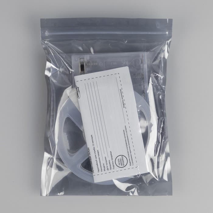 Светодиодная лента Luazon Lighting 1 м, IP20, SMD2835, 30 LED/м, 3хАА, 6000К