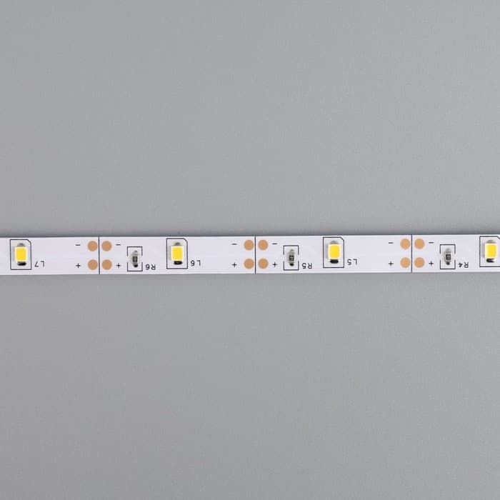 Светодиодная лента Luazon Lighting 3 м, IP20, SMD2835, 30 LED/м, 3хАА, 3000К, свечение тёплое белое