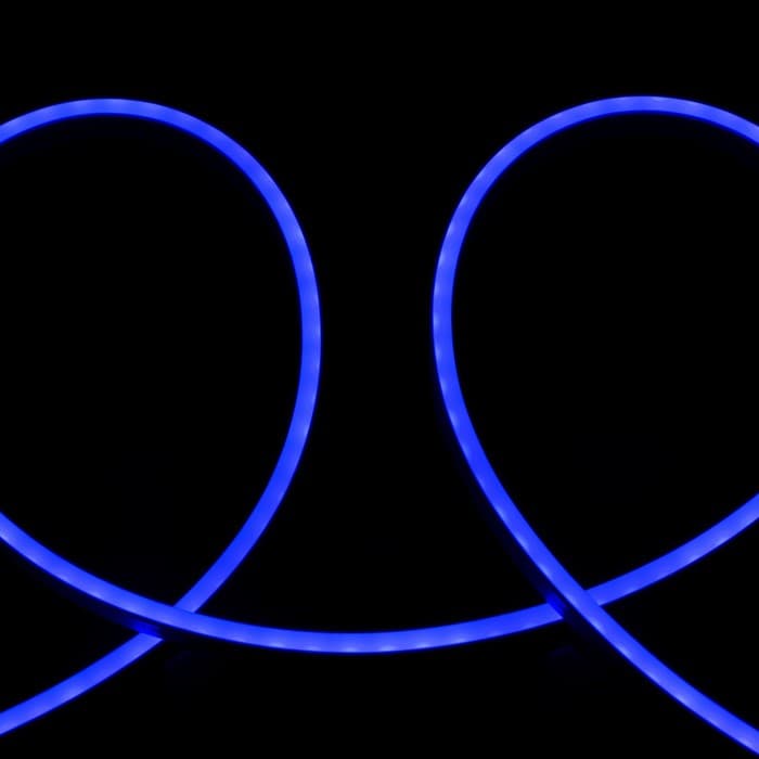 Гибкий неон Luazon Lighting 6×12 мм, IP65, 10 м, SMD2835, 120 LED/м, 12 В, свечение синее