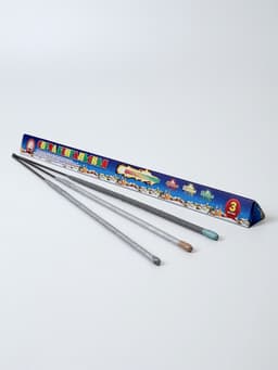 Бенгальские огни «Цветопламенные», 3 шт., 40 см, горение 80 сек.