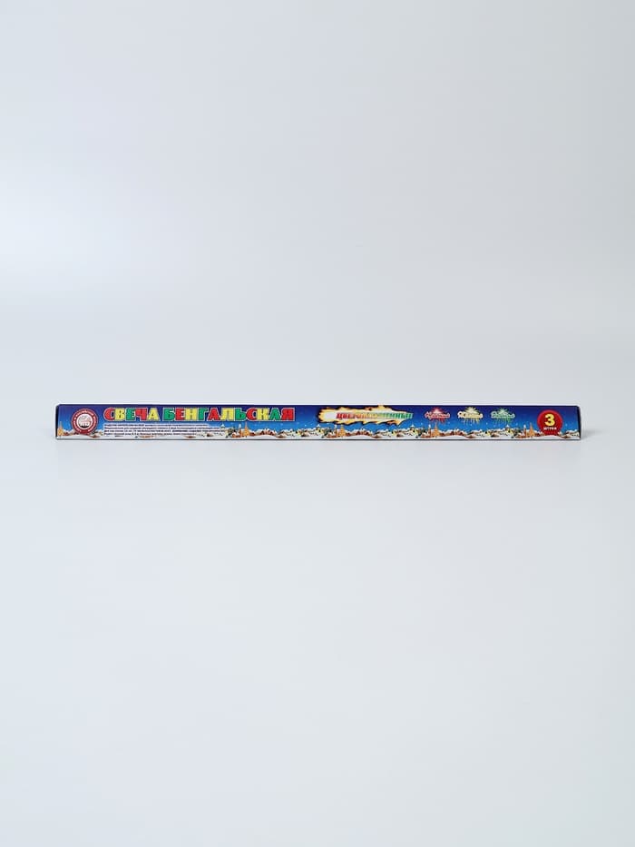 Бенгальские огни «Цветопламенные», 3 шт., 40 см, горение 80 сек.