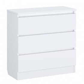 Комод детский Polini kids, 80×35×80 см, 3 ящика, белый