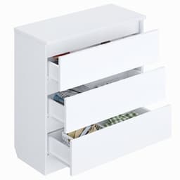 Комод детский Polini kids, 80×35×80 см, 3 ящика, белый