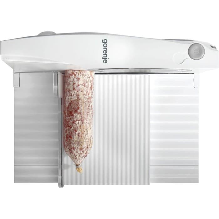 Ломтерезка Gorenje R401W, 100 Вт, толщина нарезки до 17 мм, белый