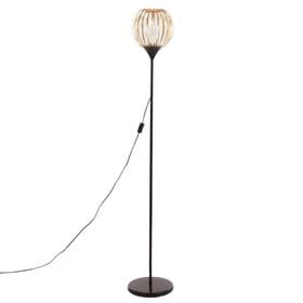 Торшер напольный BayerLux «Клауди», 1×15 Вт, Е27, коричневый, 27.5×27.5×160 см