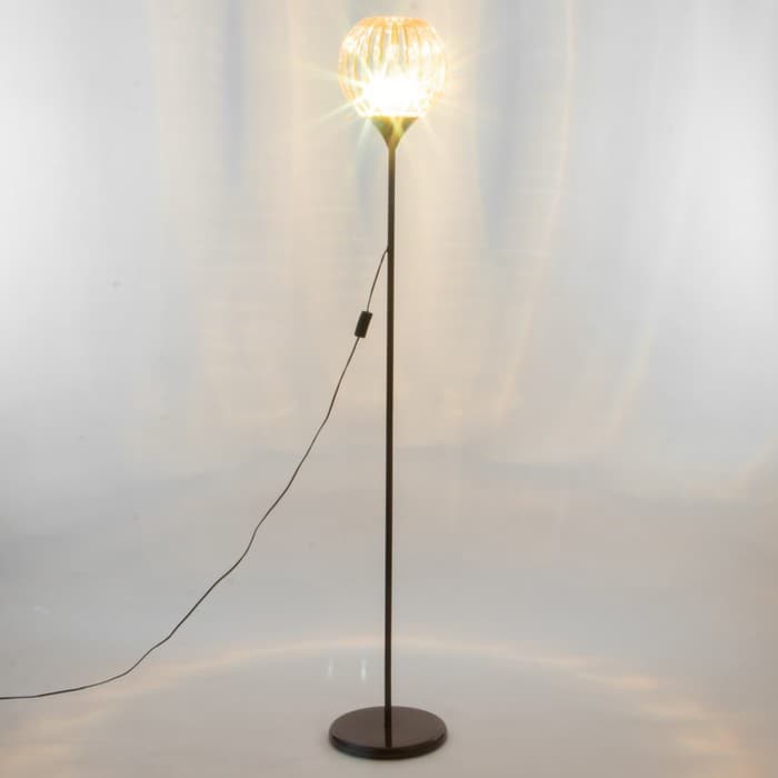 Торшер напольный BayerLux «Клауди», 1×15 Вт, Е27, коричневый, 27.5×27.5×160 см