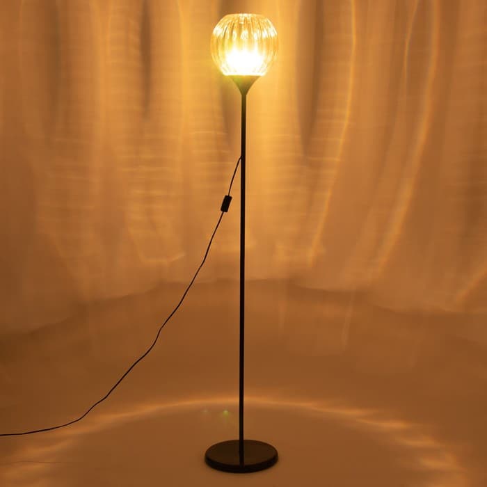 Торшер напольный BayerLux «Клауди», 1×15 Вт, Е27, коричневый, 27.5×27.5×160 см