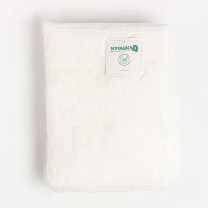 Полотенце с капюшоном «Крошка Я», 67×120 см, белое