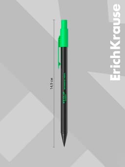 Карандаш механический ErichKrause. XS Clip Accent, толщина грифеля 0.7 мм, НВ, с ластиком, МИКС