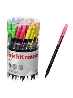 Карандаш механический ErichKrause. XS Clip Accent, толщина грифеля 0.7 мм, НВ, с ластиком, МИКС