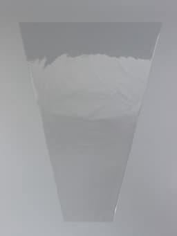Пакет для цветов, конус, 12+45×60 см, прозрачный