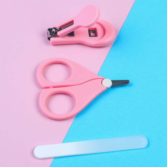 Маникюрный набор детский для самых маленьких Крошка Я «Счастье» ножницы, щипчики, пилка