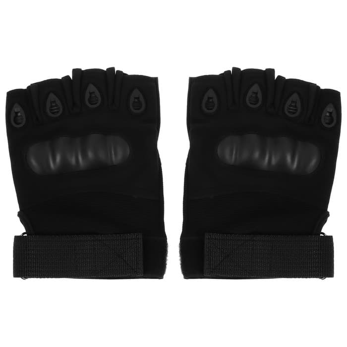 Перчатки тактические ONLYTOP, без пальцев, р. L, цвет чёрный