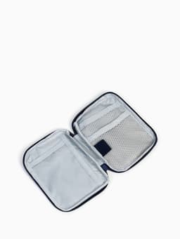 Косметичка-аптечка походная на молнии, с отделами, на подкладке, синяя