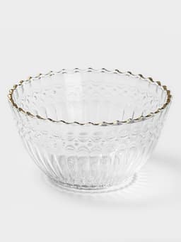 Салатники «Ронда», 350 мл, 37.5×32.5×7 см, на подставке, набор 3 шт., стекло, прозрачный