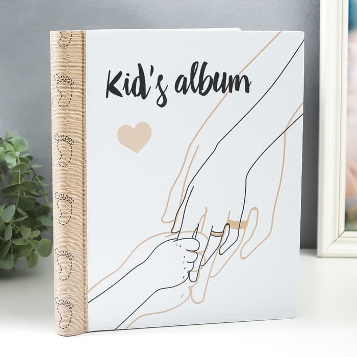 Фотоальбом магнитный на 20 листов «Мама и малыш», 29×24×2 см