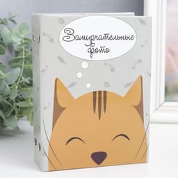 Фотоальбом на 96 фото 10×15 см «Котик - Замурчательные фото», 16.5×12×5.5 см