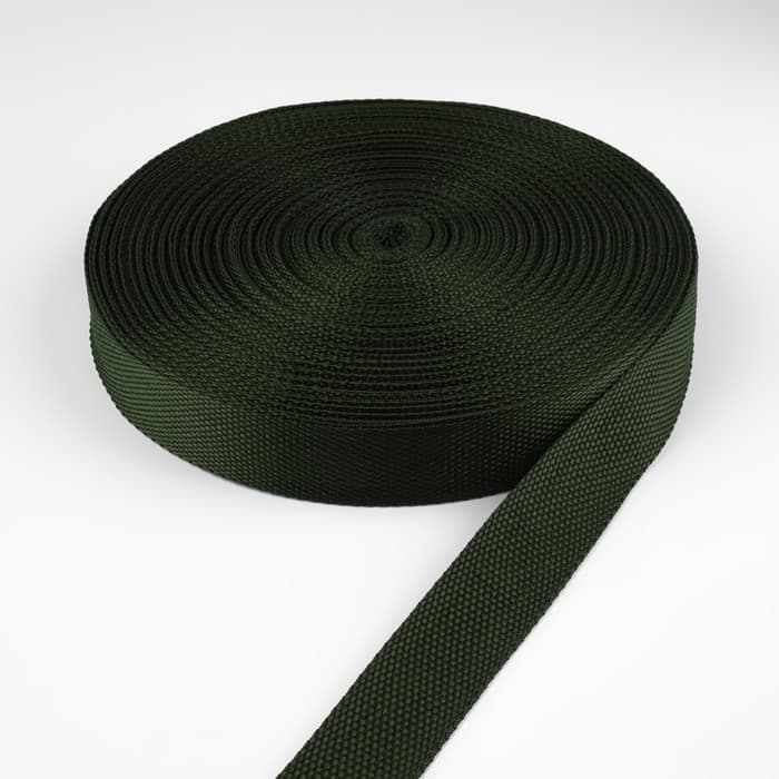 Стропа ременная, 30 мм, 50±1 м, плотность 12.5 г/м, хаки №36