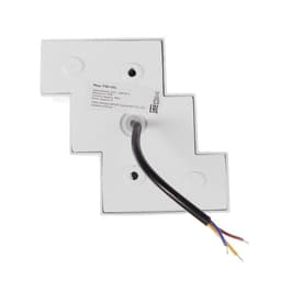 Светильник фасадный «Луч», 6 Вт, 3000К, 3 луча, IP65, 220 В, металлический корпус, белый, свечение тёплое белое