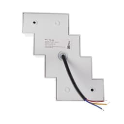 Светильник фасадный «Луч», 8 Вт, 3000К, 4 луча, IP65, 220 В, металлический корпус, белый, свечение тёплое белое