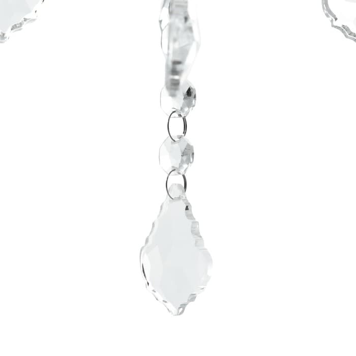 Люстра BayerLux «Савой» 4хЕ14 40 Вт хром 55×55×50-110 см