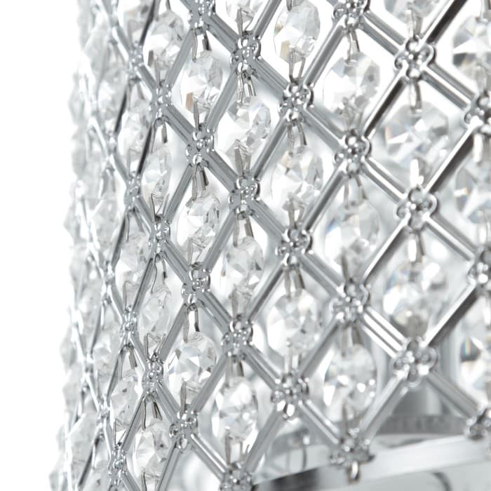 Люстра BayerLux «Савой» 4хЕ14 40 Вт хром 55×55×50-110 см