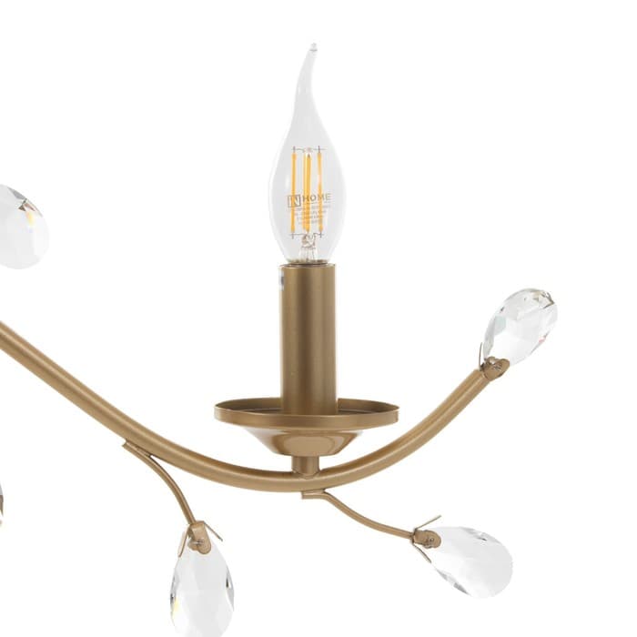 Люстра «Риана» 5хЕ14 40 Вт золото 55×55×45 см BayerLux