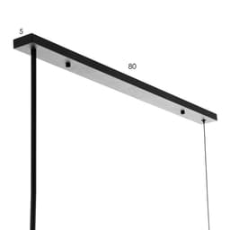 Светильник BayerLux «Джекс» LED 40 Вт 3000-6000К чёрный 10×10×100 см