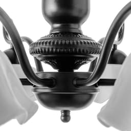 Люстра «Лукреция» 8хЕ27 40 Вт чёрно-белый 88×88×37-72 см BayerLux