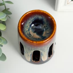 Аромалампа для эфирных масел «Ротонда», керамика, 7.3×7.3×10.5 см, МИКС