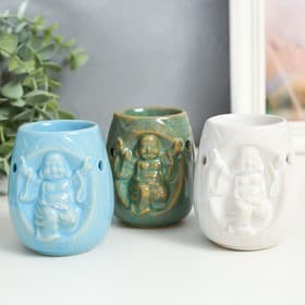 Аромалампа для эфирных масел «Хотэй», керамика, 6×6×8 см, МИКС