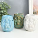 Аромалампа для эфирных масел «Хотэй», керамика, 6×6×8 см, МИКС