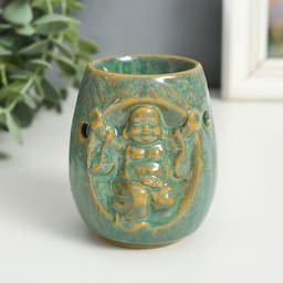 Аромалампа для эфирных масел «Хотэй», керамика, 6×6×8 см, МИКС