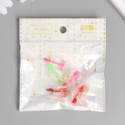 Декор для творчества пластик «Лимонад в банке», 1.1×1.1×2.5 см, МИКС