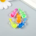 Декор для творчества пластик «Лимонад - мишка», 1.2×1.2×2.7 см, МИКС