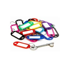 Набор бирок для ключей на кольце «Идентификатор», 53 мм, 10 шт., МИКС