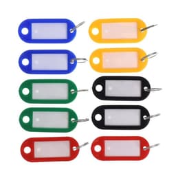 Набор бирок для ключей на кольце «Идентификатор», 53 мм, 10 шт., МИКС