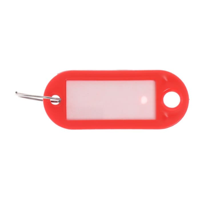 Набор бирок для ключей на кольце «Идентификатор», 53 мм, 100 шт., МИКС