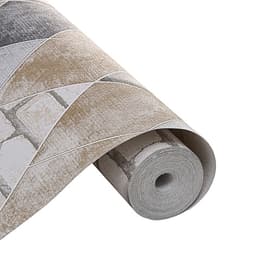 Обои бумажные «Пермские обои. Лофт 1019-01», 0.53×10.05 м, цвет серый/бежевый