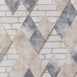 Обои бумажные «Пермские обои. Лофт 1019-01», 0.53×10.05 м, цвет серый/бежевый