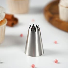 Насадка кондитерская «Французская звезда», d=3.5 см, выход 1.5 см, нержавеющая сталь